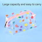 2 Pcs Clear PVC Travel Makeup Storage Bags | StorageOZ