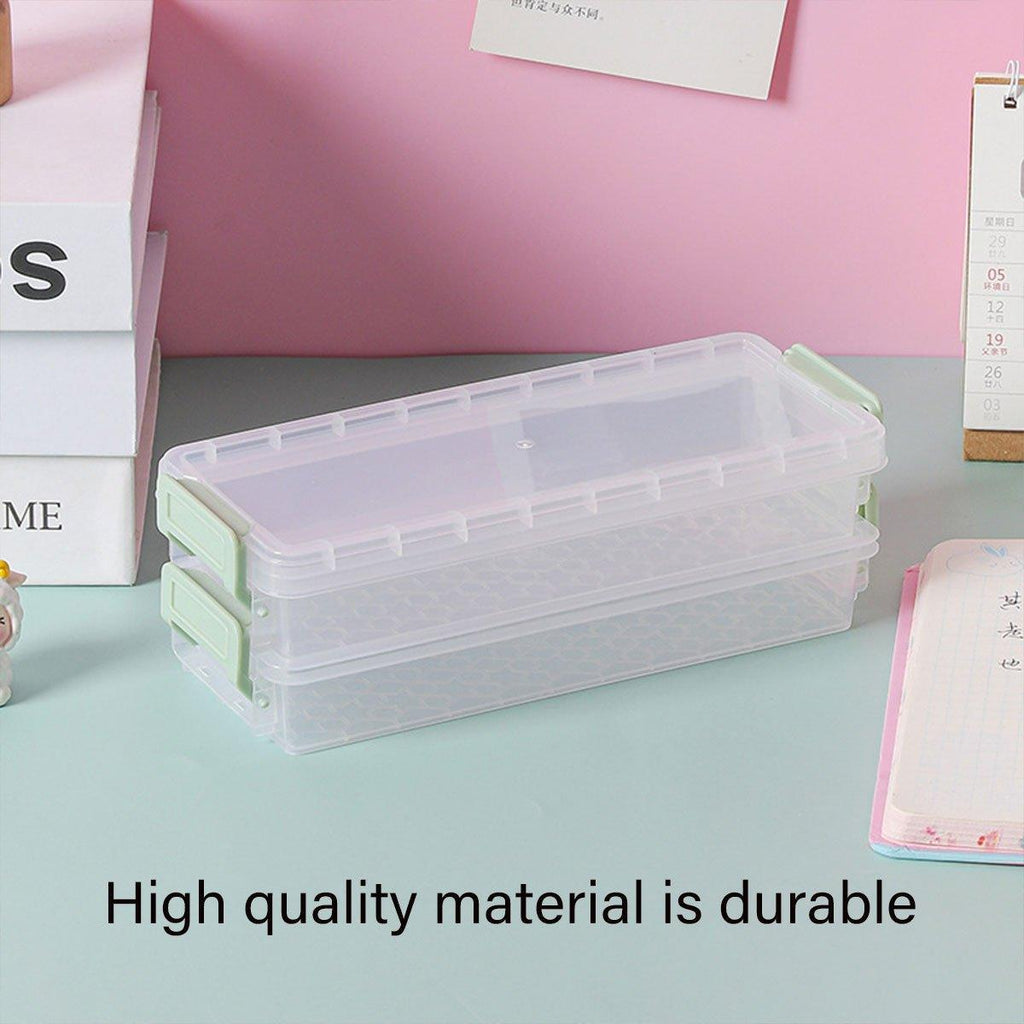 3 Pcs Clear Desktop Storage Boxes Six Colours | StorageOZ
