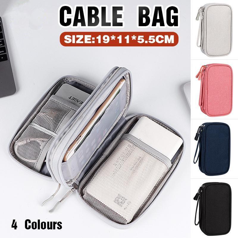 Travel Cable Storage Pouch in Four Colours | StorageOZ