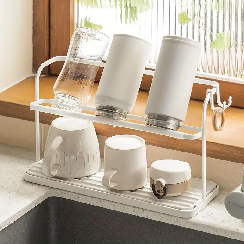 Two Layer Cup Drying Rack Two Sizes Rack | StorageOZ