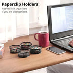 4 Pcs Metal Clip Storage Tubes Two Colours | StorageOZ