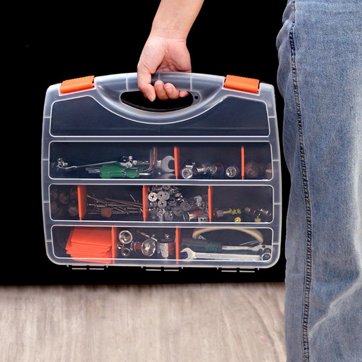 Compartment Plastic Parts Box in Six Sizes | StorageOZ
