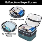 Double Layer Travel Makeup Bag Six Colours | StorageOZ