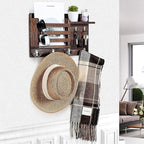Wood Look Wall Shelf Storage Organiser Set | StorageOZ