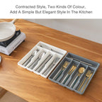 Kitchen Cutlery Drawer Tray in Two Colours | StorageOZ