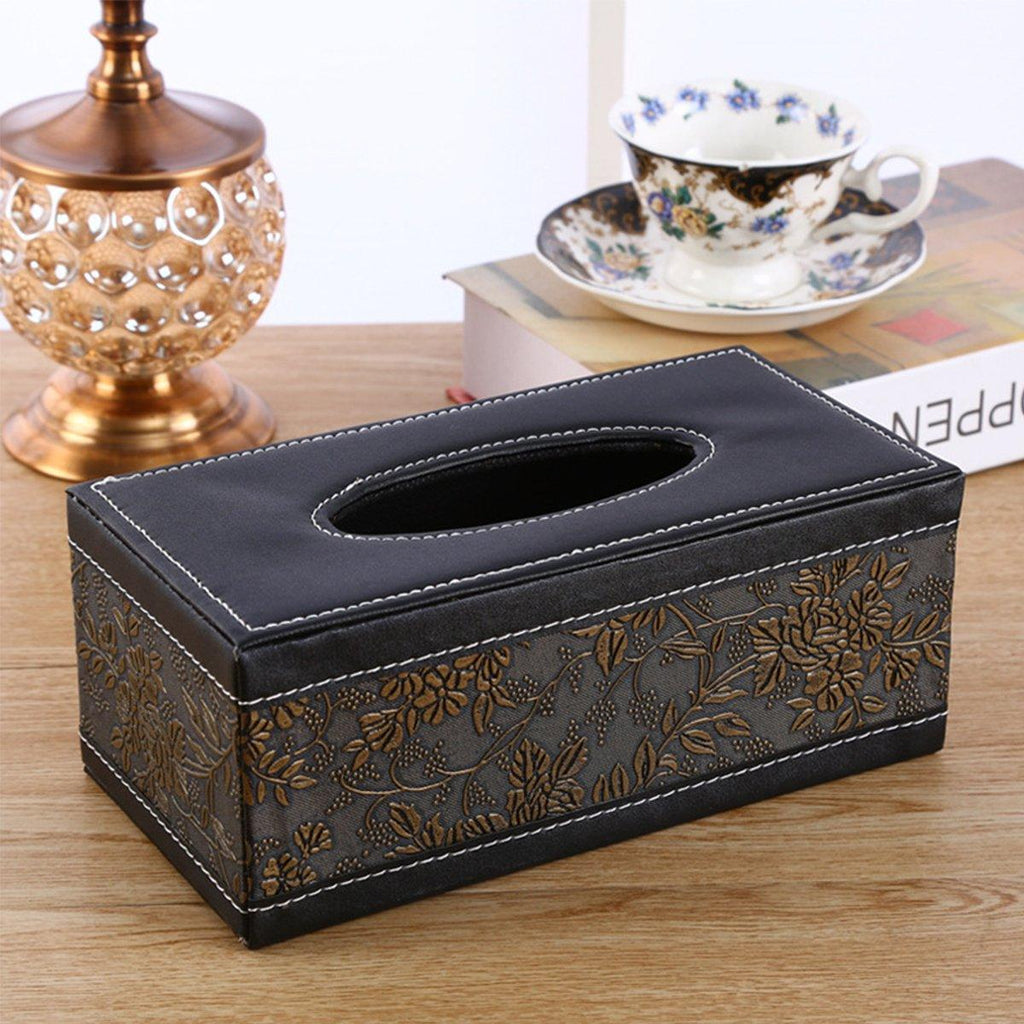 PU Leather Tissue Box Cover in Six Styles | StorageOZ