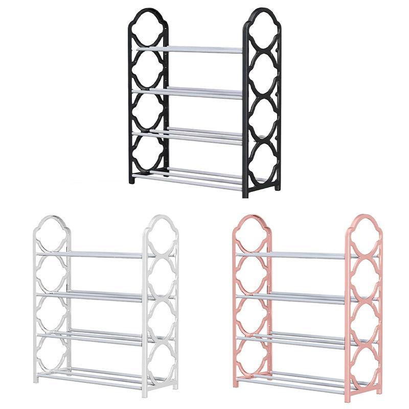 4 Tier Shoe Rack in Three Colours Organiser | StorageOZ