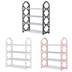4 Tier Shoe Rack in Three Colours Organiser | StorageOZ