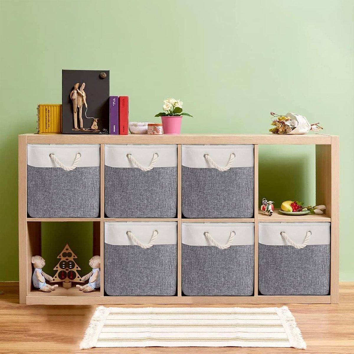 Foldable Linen Laundry Basket Six Colour Pairs | StorageOZ