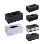 PU Leather Tissue Box Cover in Six Styles | StorageOZ