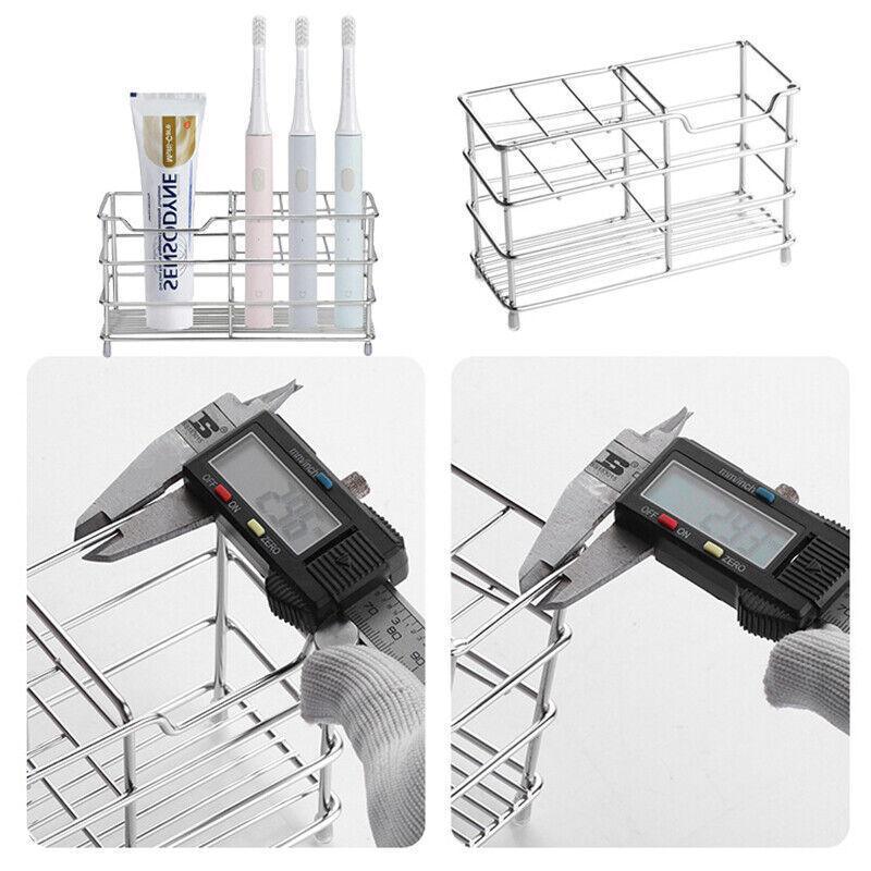 Stainless Steel Wire Toothbrush Holder Stand | StorageOZ