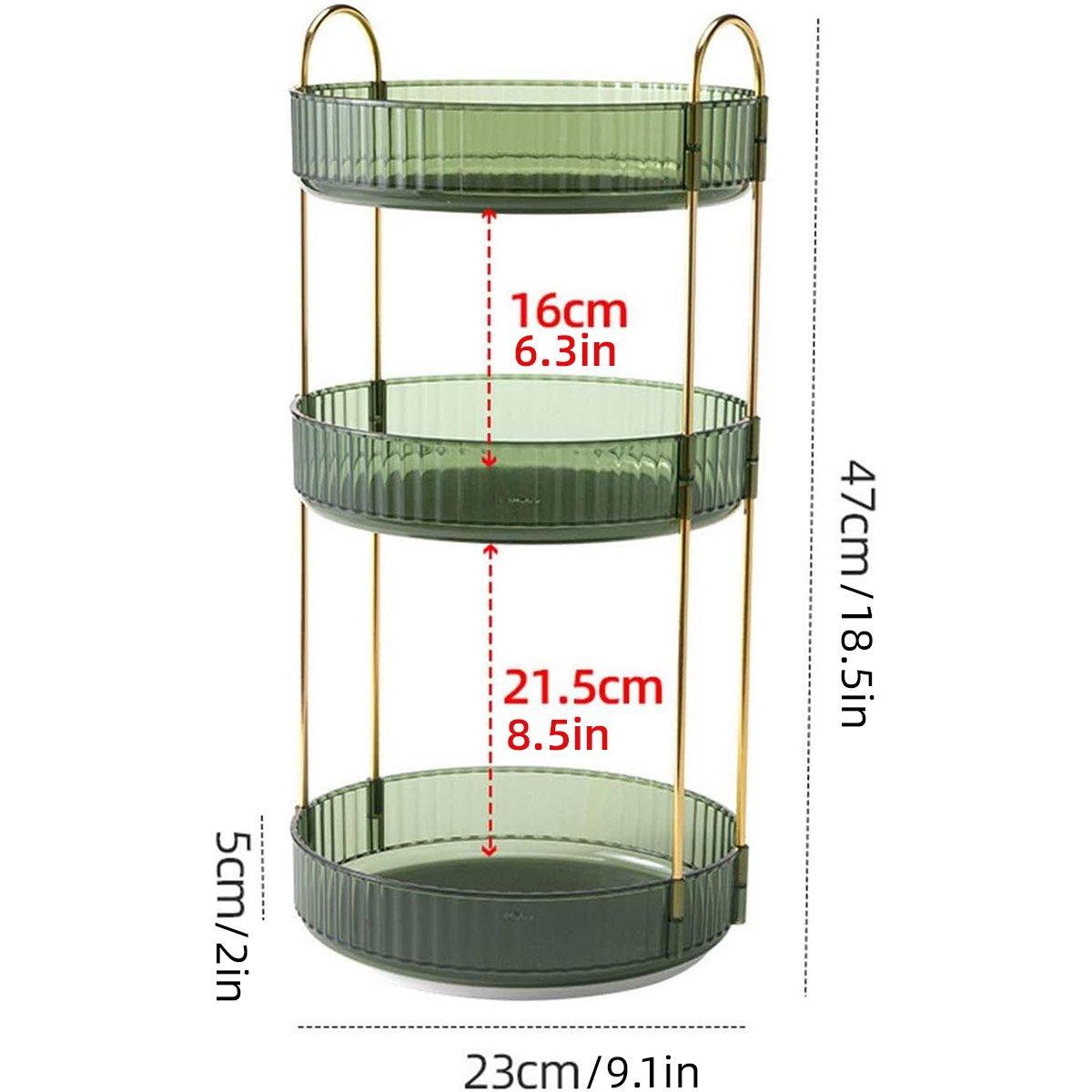 Rotating Cosmetic Organiser in Three Colours | StorageOZ