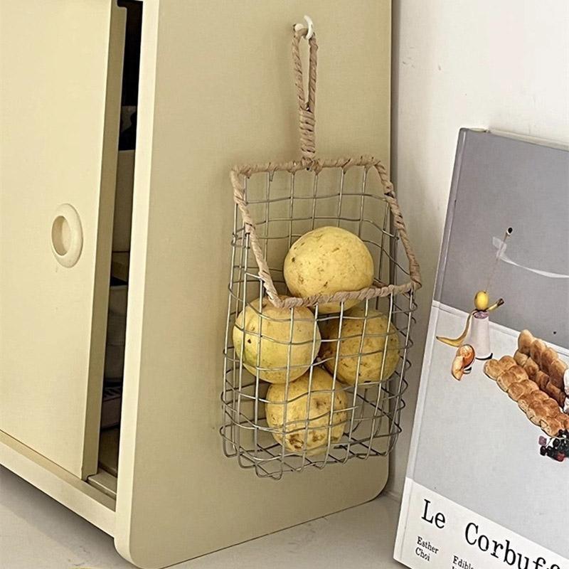 Nordic Wire Storage Basket in Two Sizes Set | StorageOZ