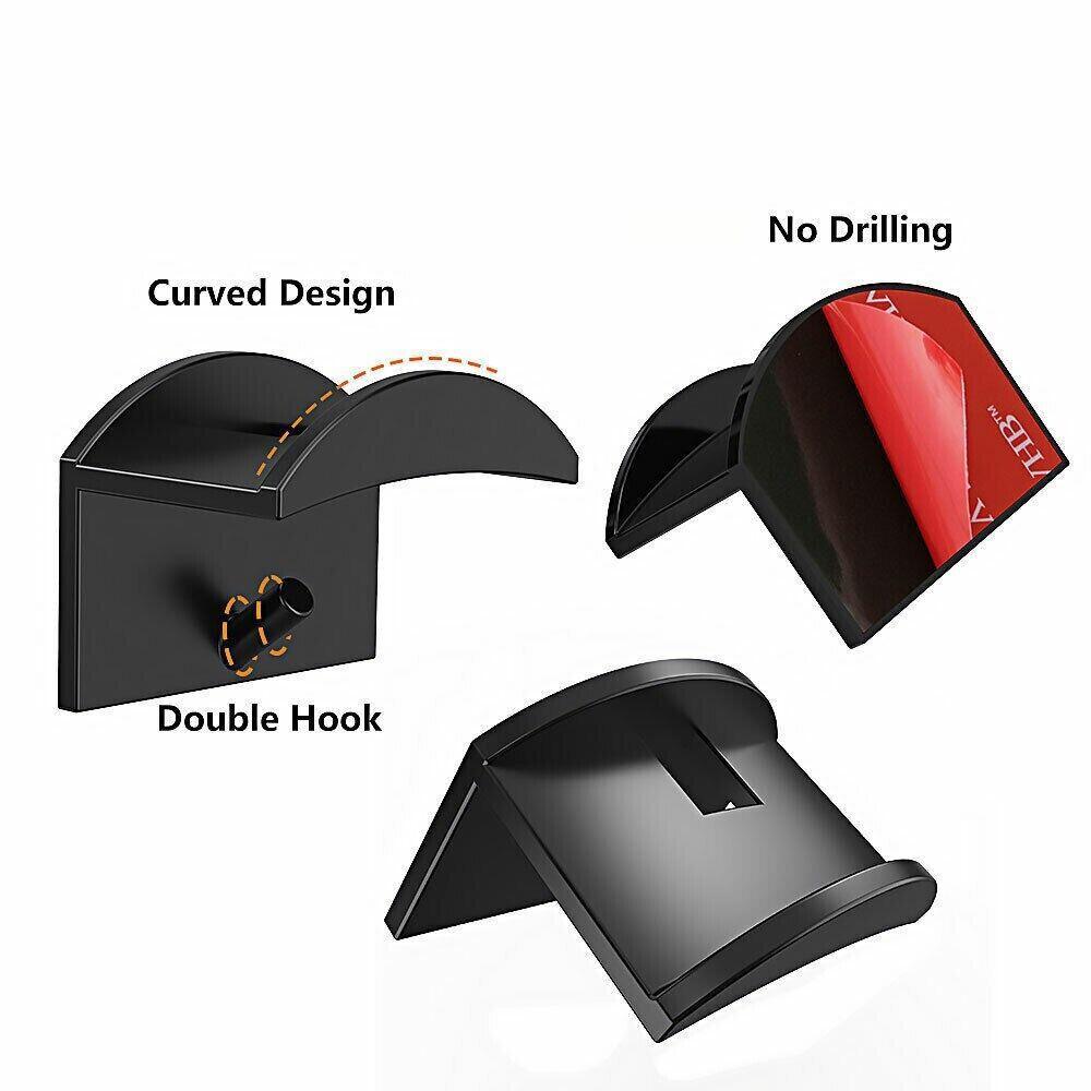 10 Pcs Adhesive Hat Hooks Wall Organiser | StorageOZ