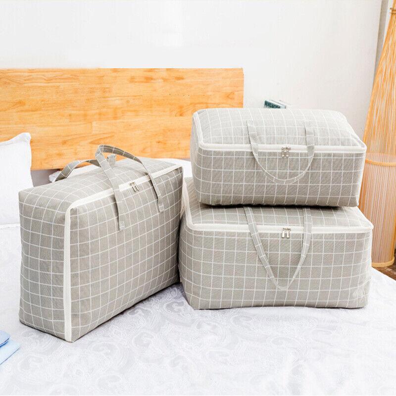 Cotton Linen Quilt Storage Bags Four Sizes | StorageOZ