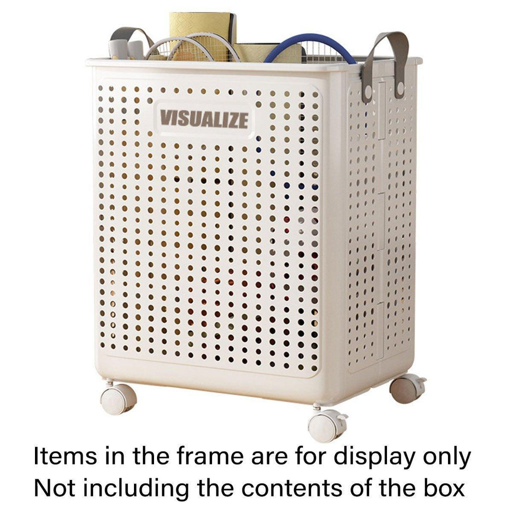 Folding Ventilated Laundry Basket Hamper | StorageOZ