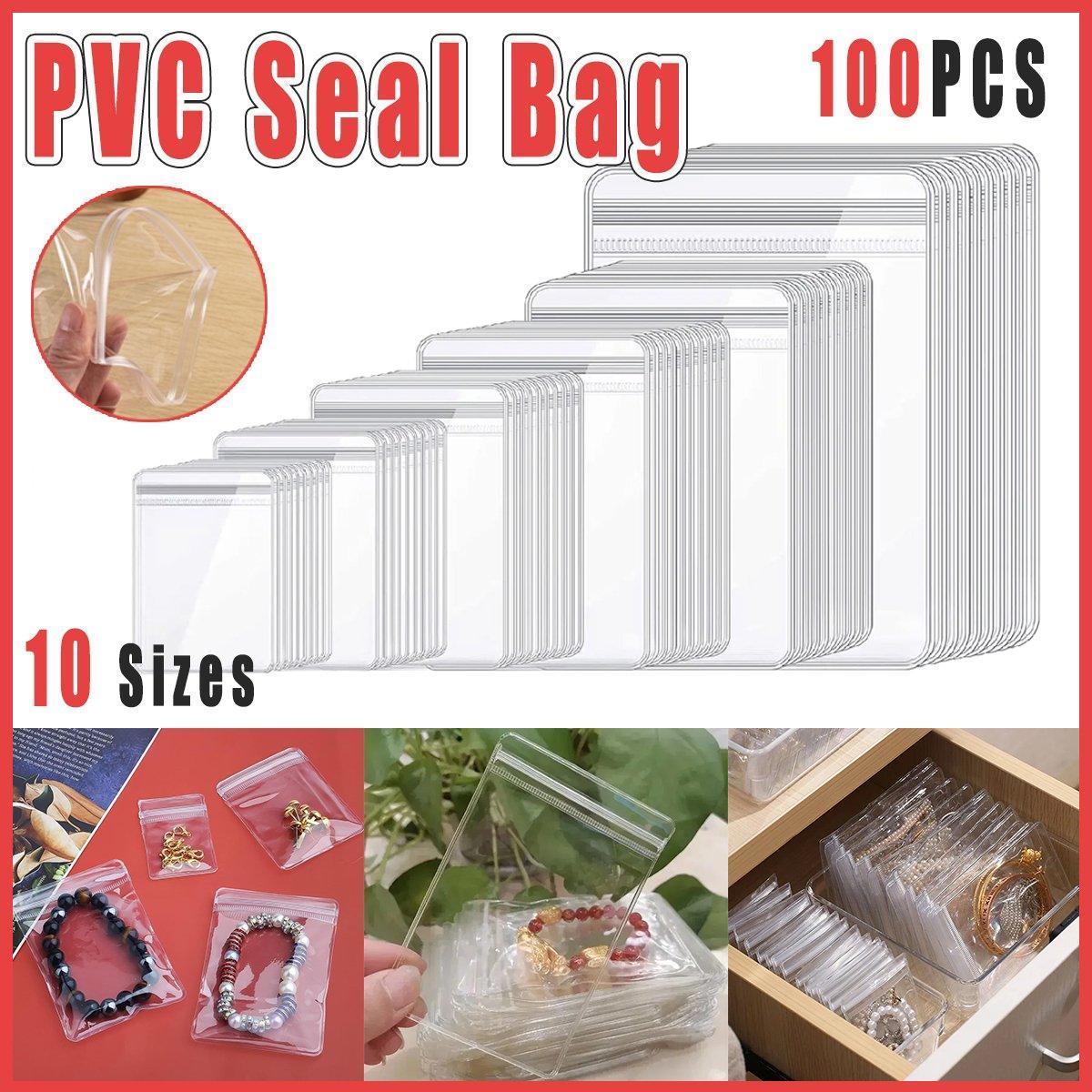 100 Pcs Jewellery Bags Several Sizes Organiser | StorageOZ