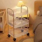 Mobile Acrylic Storage Rack 3 or 4 Tiers | StorageOZ