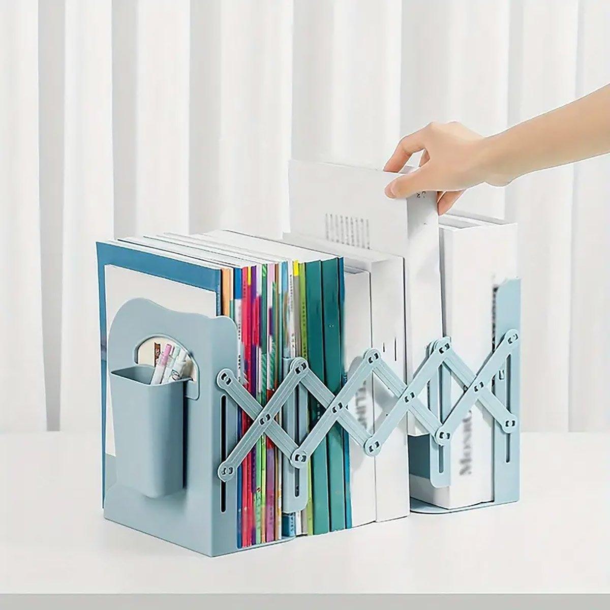 Adjustable Desktop Bookshelf in Three Colours | StorageOZ