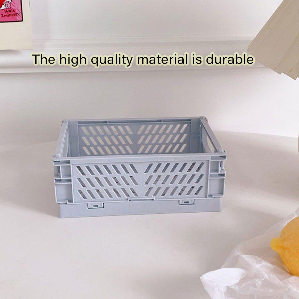 4 Pcs Stackable Storage Baskets Two Colours | StorageOZ