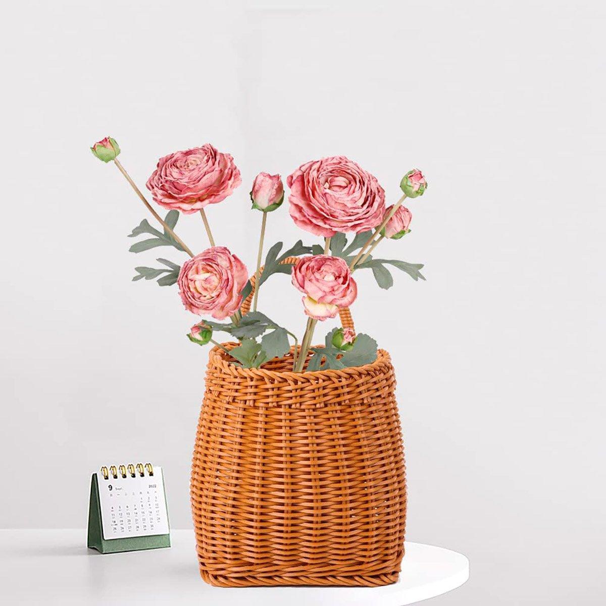 Rattan Style Hanging Basket in Two Sizes | StorageOZ