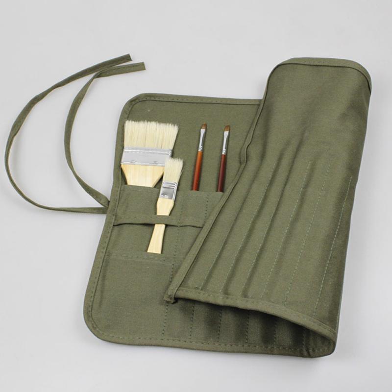 Canvas Brush Roll Art Storage Organiser Set | StorageOZ