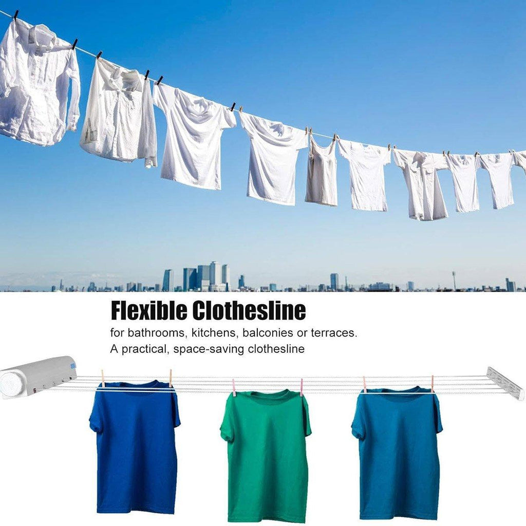 Retractable Clothesline with 4 or 5 Lines | StorageOZ