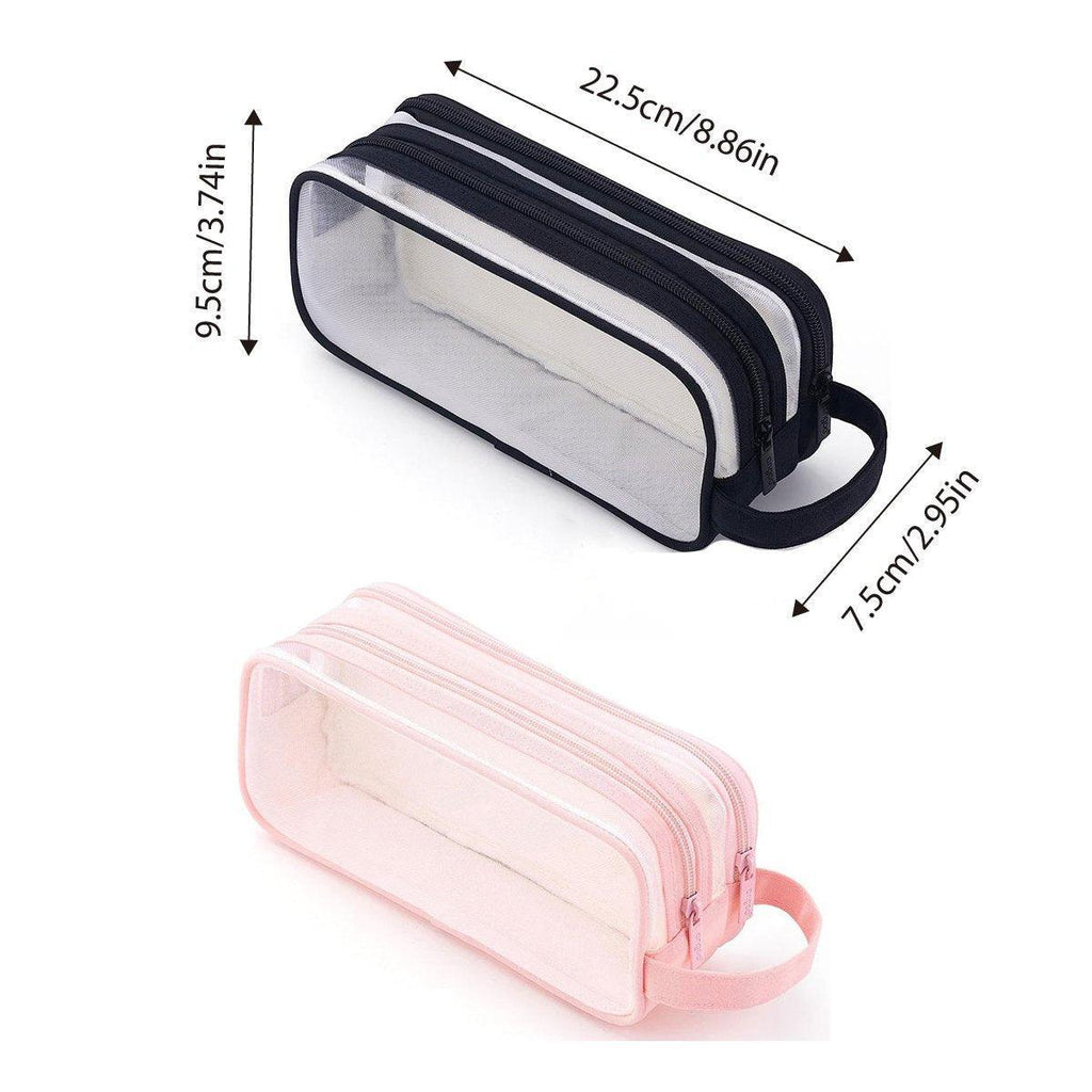 Gauze Pen Cases Two Colours Desk Organiser | StorageOZ