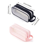 Gauze Pen Cases Two Colours Desk Organiser | StorageOZ