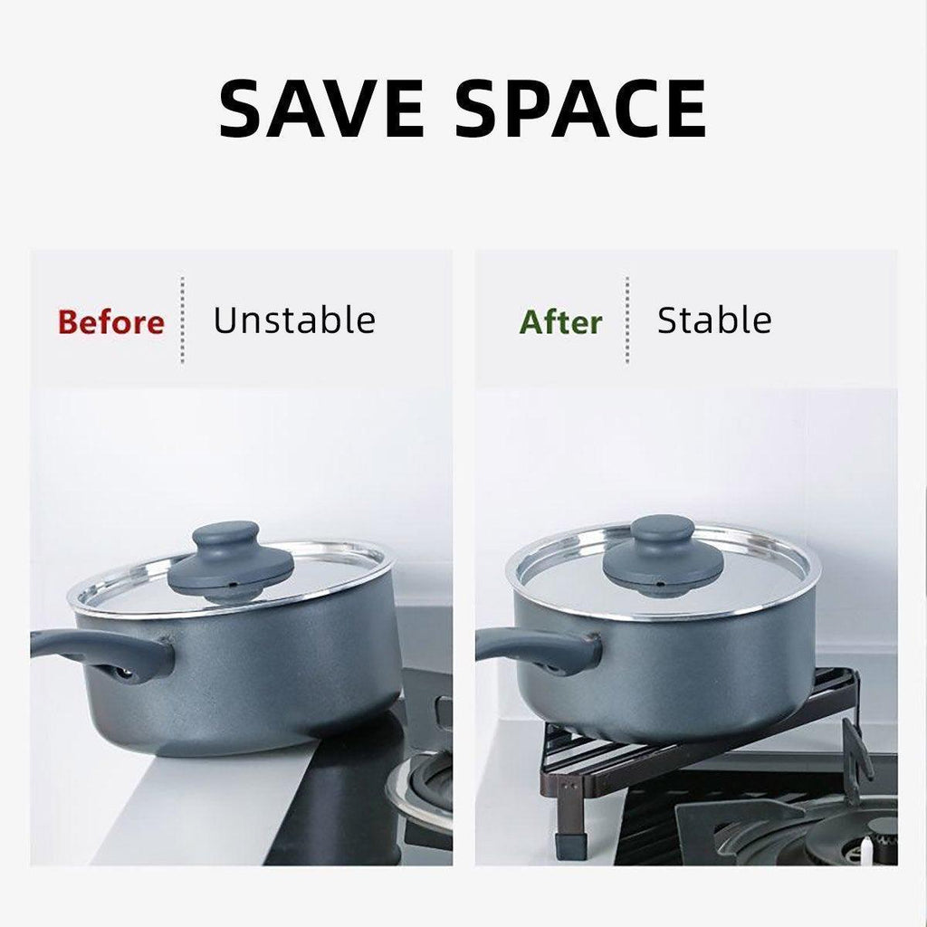 Metal Triangle Corner Kitchen Shelf Two Colours | StorageOZ