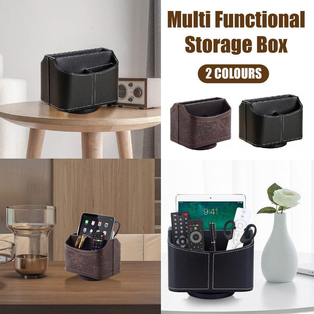 Rotating Desk Remote and Pen Storage Box | StorageOZ