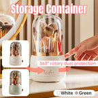 Makeup Brush Holder with a Clear Dome Lid | StorageOZ