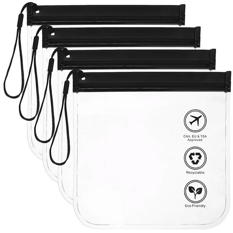 10 Pcs EVA Frosted Zipper Pouches Two Colours | StorageOZ