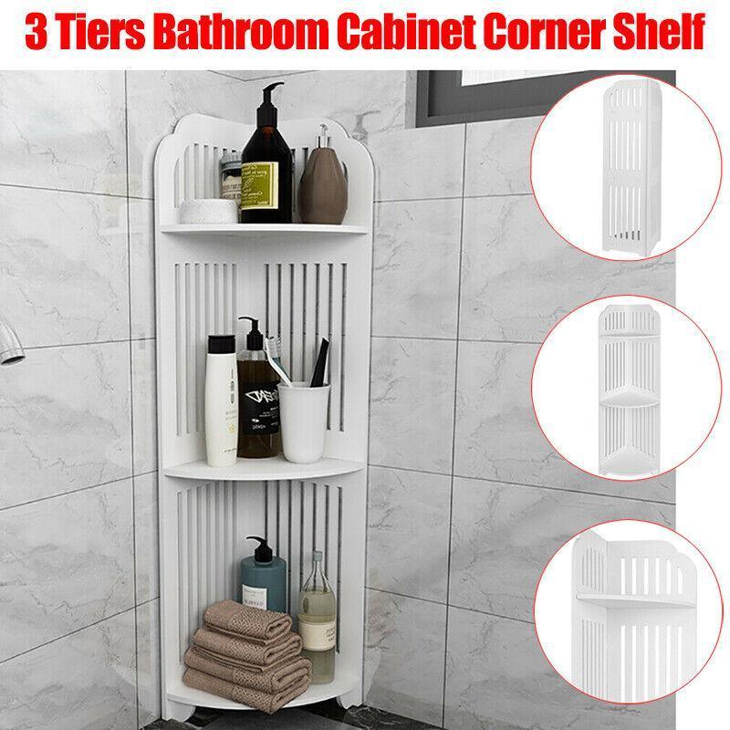 3 Tier Bathroom Corner Storage Shelf Rack | StorageOZ