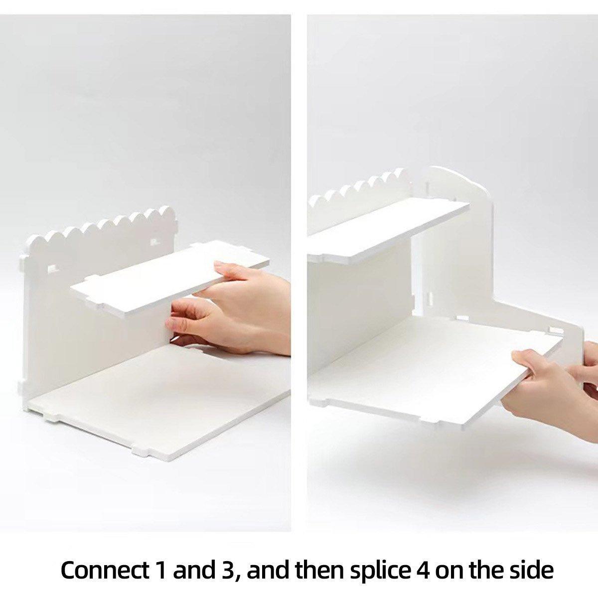 Two Layer Desktop Storage Rack Three Sizes | StorageOZ