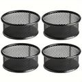 4 Pcs Metal Clip Storage Tubes Two Colours | StorageOZ