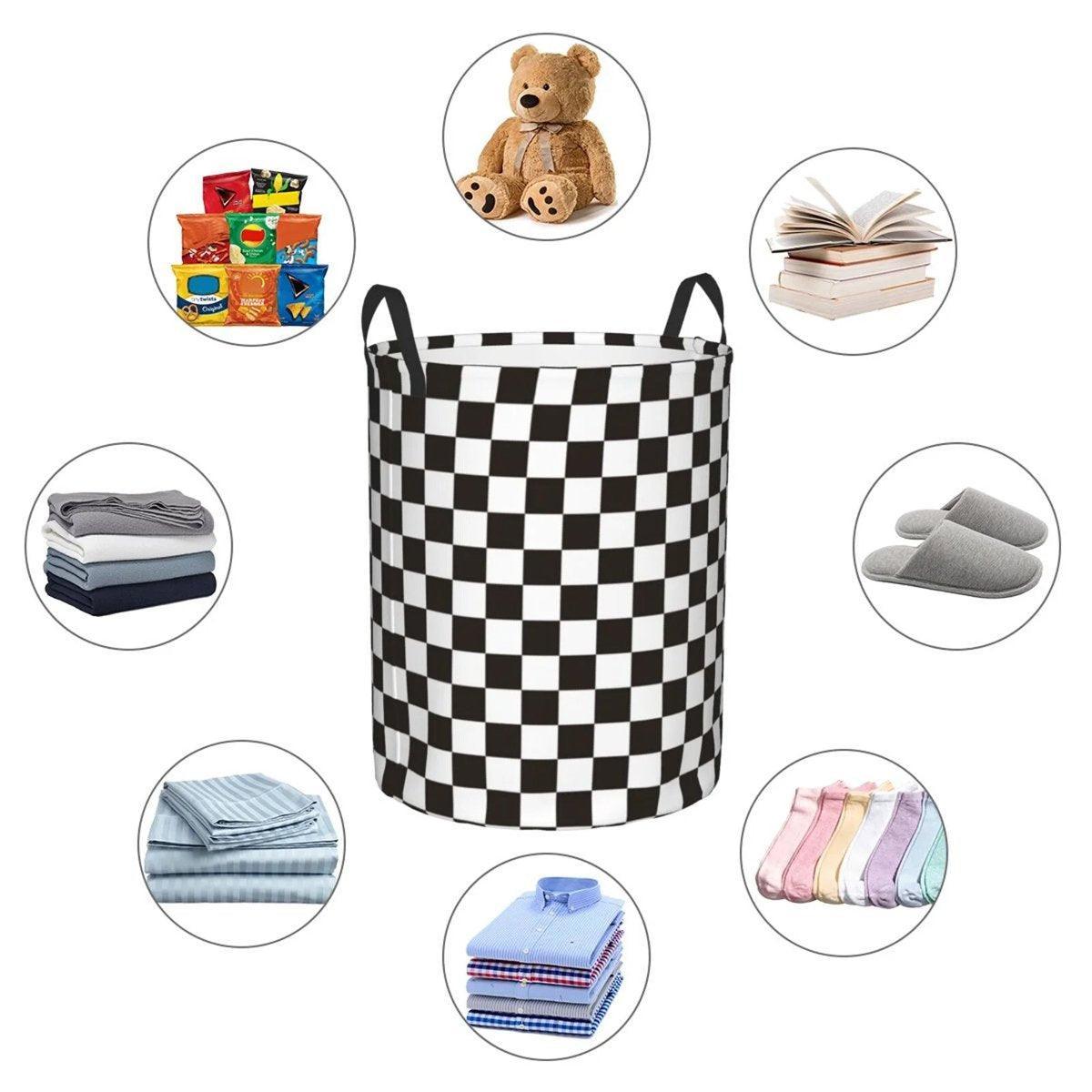 Foldable Printed Laundry Basket Six Prints | StorageOZ