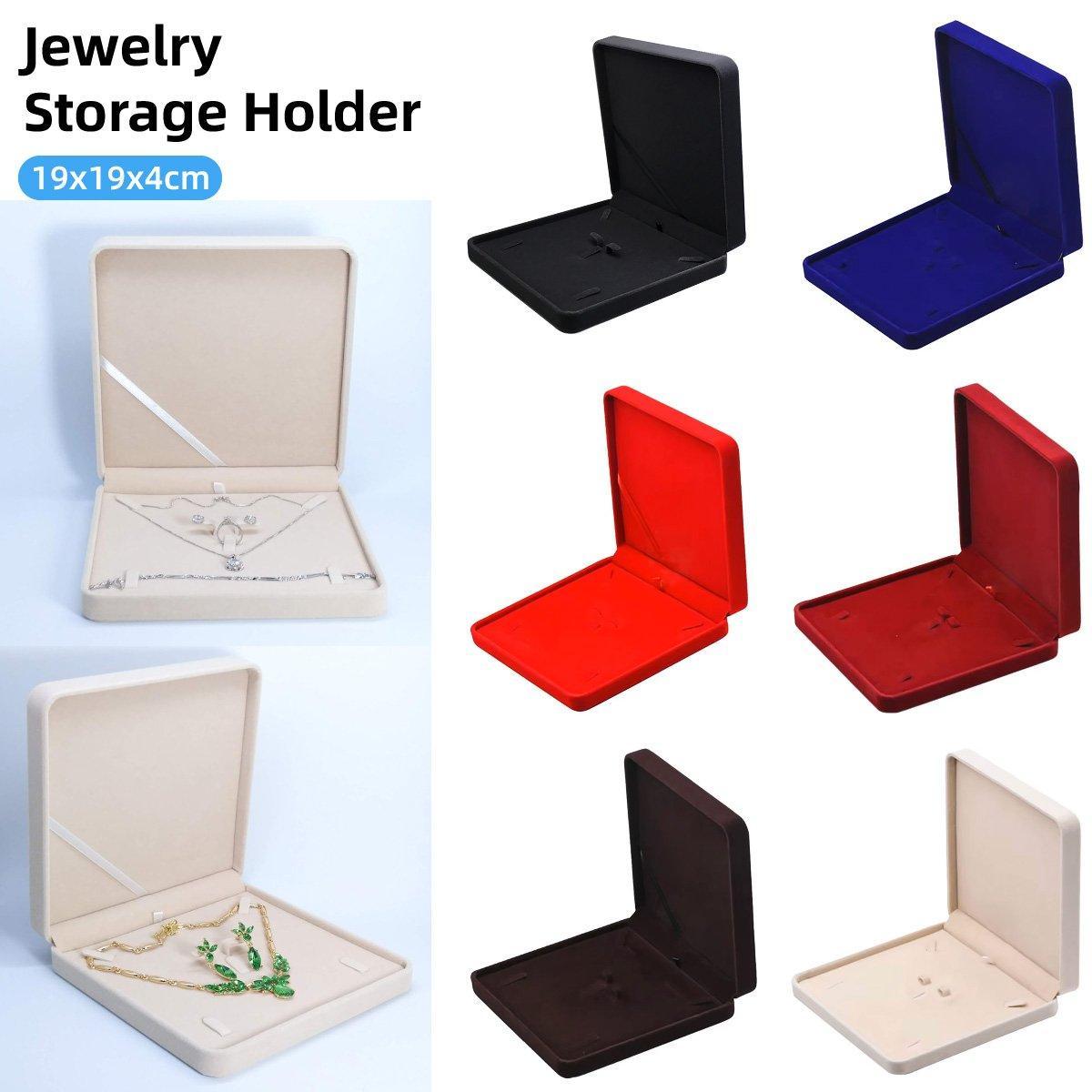 Flannel Jewellery Storage Box Six Colours | StorageOZ