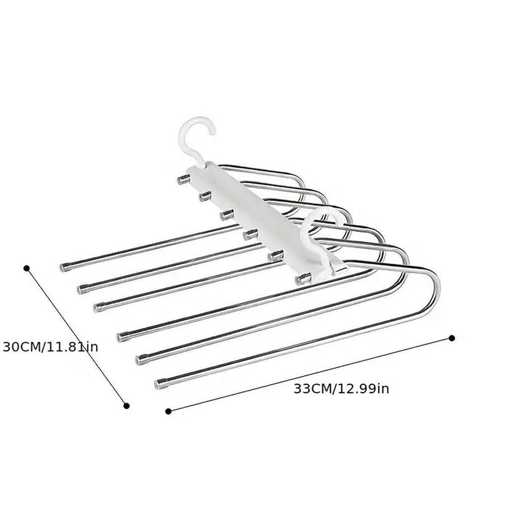 Stainless Folding Pants Rack Two Colours | StorageOZ