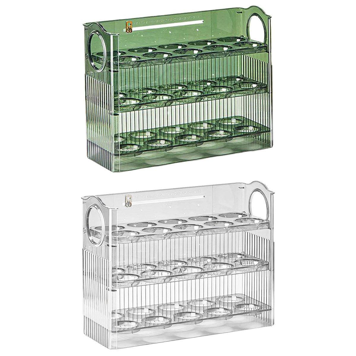 Egg Storage Boxes Two Colours Organiser Set | StorageOZ