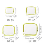 4 Pcs PVC Cosmetic Storage Bags Nine Colours | StorageOZ