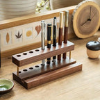 Wooden Desktop Organiser in Two Wood Tones | StorageOZ