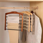 Hanging Wooden Trouser Rack for Wardrobe | StorageOZ