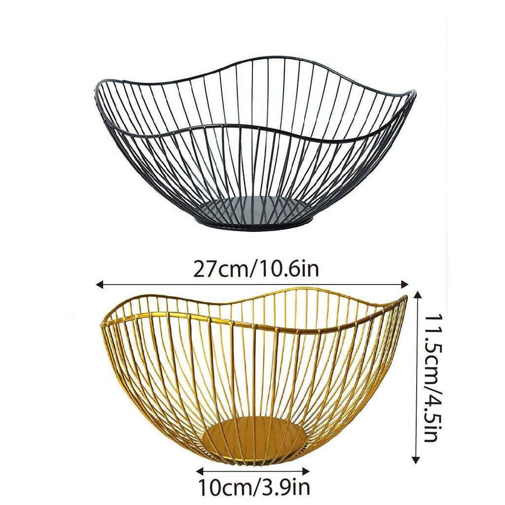 Large Iron Fruit Storage Basket Two Colours | StorageOZ
