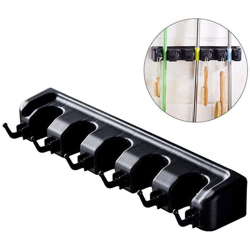 ABS Spring Clamp Mop Holder in Two Colours | StorageOZ