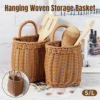 Rattan Style Hanging Basket in Two Sizes | StorageOZ