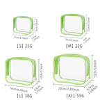 4 Pcs PVC Cosmetic Storage Bags Nine Colours | StorageOZ