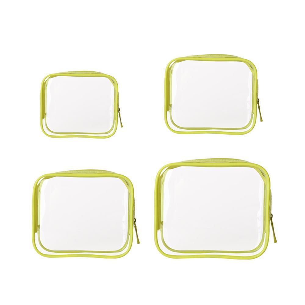 4 Pcs PVC Cosmetic Storage Bags Nine Colours | StorageOZ