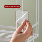 Stainless Bathroom Wall Storage Rack Two Colours | StorageOZ