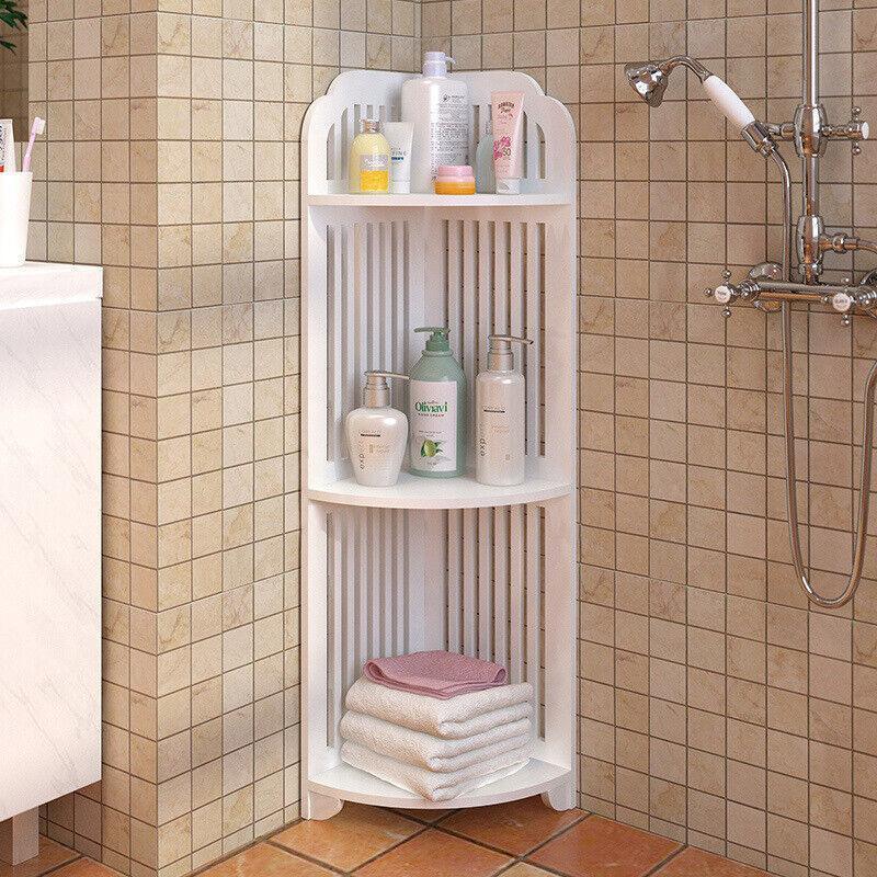3 Tier Bathroom Corner Storage Shelf Rack | StorageOZ